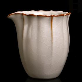 汝窑功夫茶泡茶公道杯茶具分茶器茶海配件单个公杯陶瓷功道杯大号