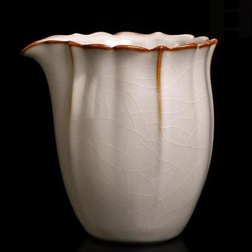 汝窑功夫茶泡茶公道杯茶具分茶器茶海配件单个公杯陶瓷功道杯大号 商品图0
