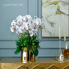 蝴蝶兰仿真花大型高档轻奢兰花手感保湿假花客厅玄关桌装饰摆设件 商品缩略图1