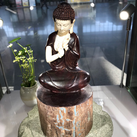 禅意佛 小叶紫檀+象牙