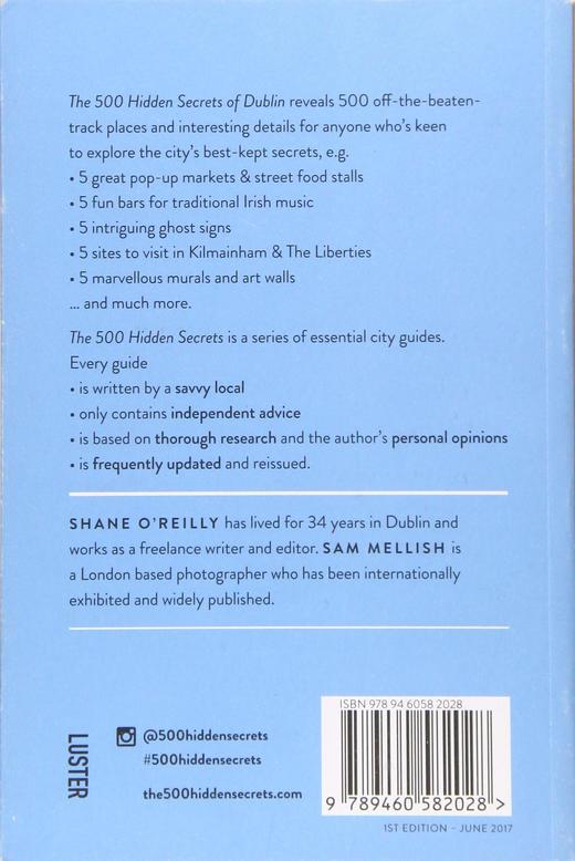 The 500 Hidden Secrets of Dublin,都柏林的500个秘密   旅行 商品图1