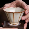 功夫茶具杯单个开片汝窑小茶杯主人杯汝瓷杯子小号单杯冰裂釉 商品缩略图0