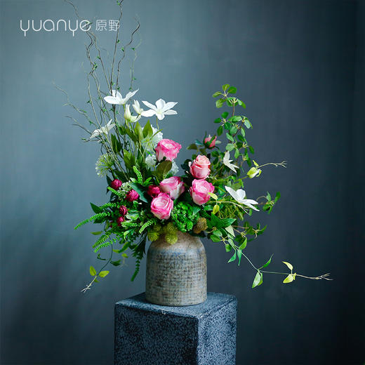 田园自然风高档轻奢仿真花假花酒店客厅餐桌玄关茶几摆设件装饰花 商品图1