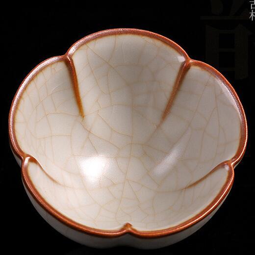 陶瓷汝窑茶具小茶杯主人杯功夫茶单杯女大号复古开片可养茶盏男士 商品图0