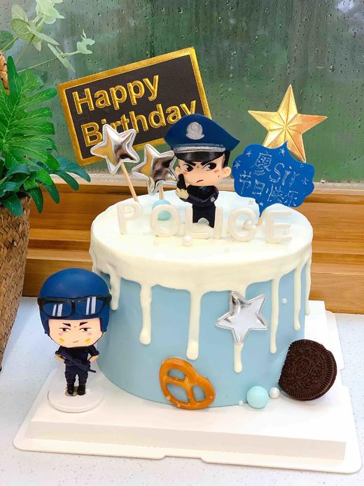 警察奶油蛋糕 下单前请仔细阅读商品详情 商品图1