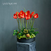 新中式田园风高档仿真花假花样板房酒店前台客厅玄关装饰花摆设件 商品缩略图2