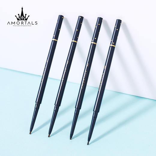 【买2包邮】韩国尔木萄眉笔超细头极细卡其色细芯三合一自然灰持久防水不脱色 商品图9