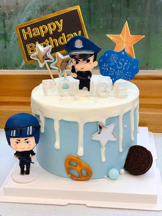 警察奶油蛋糕 下单前请仔细阅读商品详情 商品图0