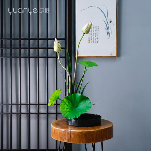 新中式高档仿真花假花样板房间酒店前台茶几客厅玄关装饰花摆设件 商品图1