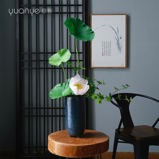 新中式禅意高档仿真花假花卧室酒店前台茶几客厅玄关装饰花摆设件 商品图1