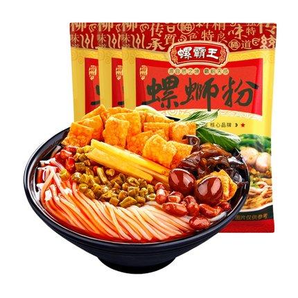 【酸辣爽口】螺霸王螺蛳粉210g/330g袋装x3袋