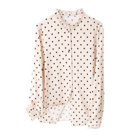 上海旗袍厂ASE-3399气质百塔时尚真丝衬衫 商品图4