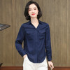 上海旗袍厂ASE-3380小方领气质百塔时尚真丝衬衫 商品缩略图7