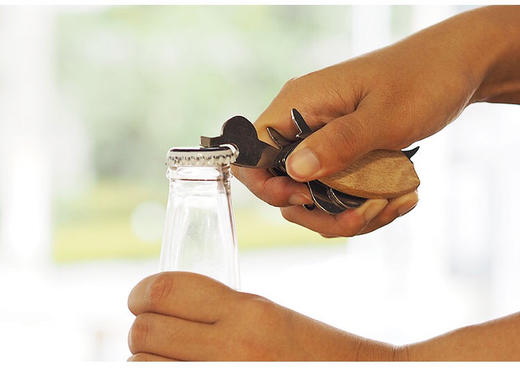 美国进口kikkerland螃蟹-创意多功能开罐瓶器锯子螺丝剪刀套装厨房工-会员6折 商品图3