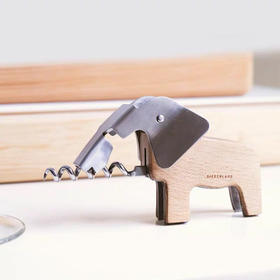 美国进口Kikkerland大象先生开瓶器红酒葡萄酒启瓶器家居用品-会员6折