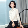 上海旗袍厂ASE-3378立领名媛单排扣真丝衬衫 商品缩略图3