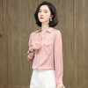 上海旗袍厂ASE-3380小方领气质百塔时尚真丝衬衫 商品缩略图0