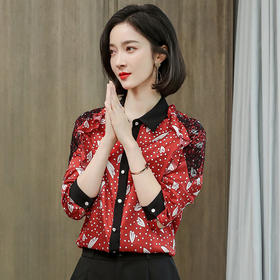 上海旗袍厂ASE-3522时尚气质真丝衬衫