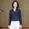 上海旗袍厂ASE-3380小方领气质百塔时尚真丝衬衫 商品缩略图5