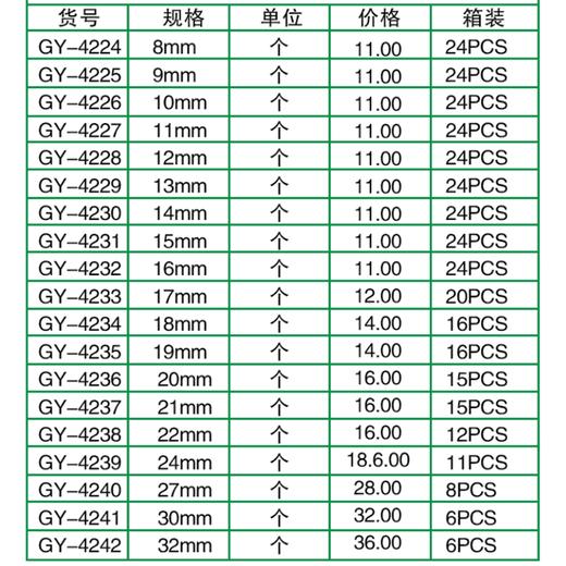 贯亚1/2加长镜面短套筒 商品图2