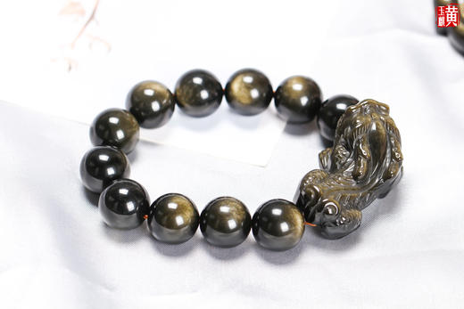 金曜石貔貅手串，珠径16mm 商品图2