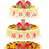 金桃贺寿蛋糕-16寸六层1388元开业、婚庆、寿宴多金桃贺寿蛋糕（天津） 商品缩略图1
