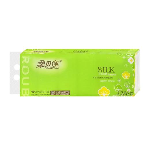 柔贝佳 丝柔质感实芯卷纸1320g（12卷）/1提 商品图2