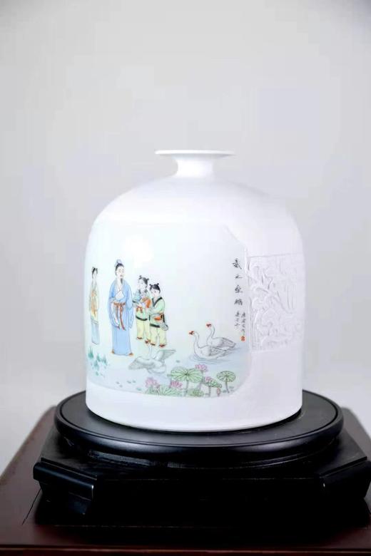 羲之爱鹅铃铛瓶 商品图0