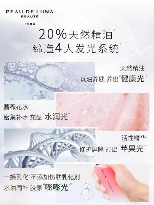 【新品-法国进口甜橙精油喷雾*-亮肤保湿-不添加人工色素】月明微露 活力甜橙亮肤精油喷雾105g 鲜活水润 一摇焕亮 商品图2