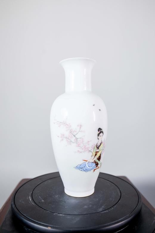 付建文:灼灼桃悦色，飞飞燕弄声赏瓶 商品图2