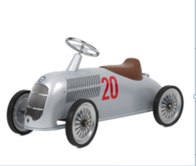 法国Baghera四轮金属复古儿童扭扭车（奔驰）