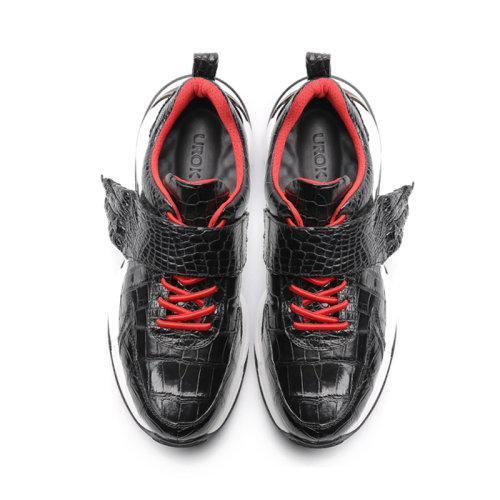 【20秋冬新品】UROK男士休闲运动鞋 个性鳄鱼皮舒适男鞋 商品图3