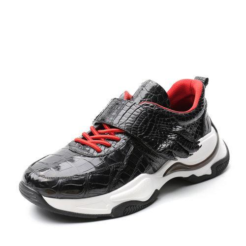 【20秋冬新品】UROK男士休闲运动鞋 个性鳄鱼皮舒适男鞋 商品图1
