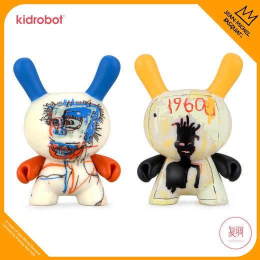 现货 Kidrobot 巴斯奎特 Basquiat 盲盒迷你系列2 摆件 商品图3
