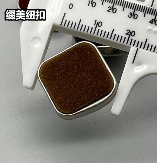 高脚合金方形植绒纽扣(整包购买) 商品图7