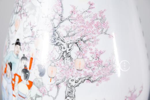 付建文:春夜宴桃李园图福筒 商品图1