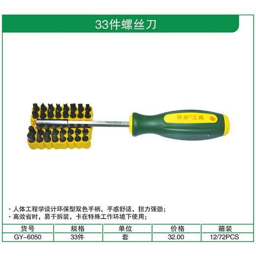 贯亚33件螺丝刀 商品图1