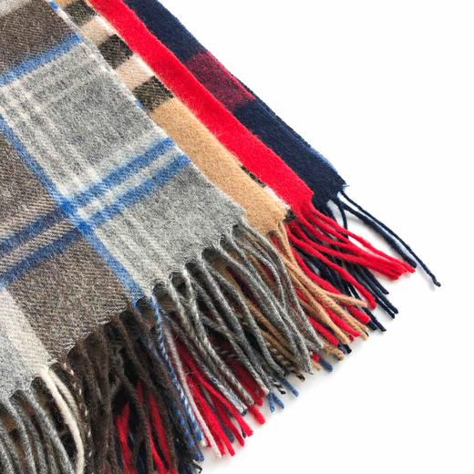 【5天左右发】日本100%绵羊毛男女情侣款围巾(礼盒装)  186*32.5cm 商品图7