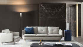 宅家沙发推荐—Aosta真皮三人沙发 