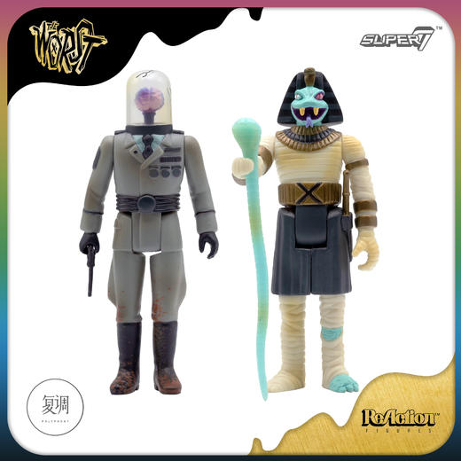 现货 Super7 Worst 2020 Snake Tut Cortex Commander 复古 挂卡 潮玩 商品图1