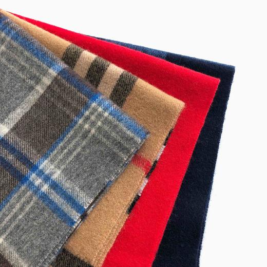 【5天左右发】日本100%绵羊毛男女情侣款围巾(礼盒装)  186*32.5cm 商品图8