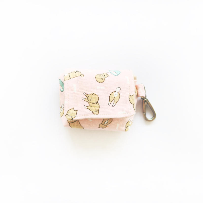 HUJI祤集Snap收纳包插画柴柴和骨头