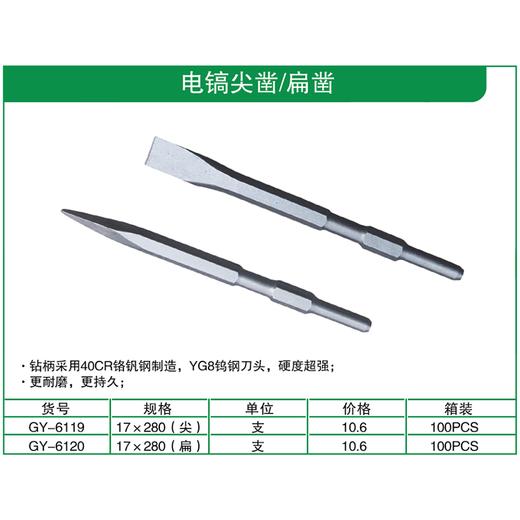 贯亚电镐尖凿/扁凿 商品图1