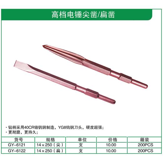 贯亚高档电锤尖凿/扁凿 商品图1
