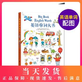 【正版童书】英语单词大书 ：Big Book of English Words 享誉全球的英国童书出版社Usborne授权 中英常用词