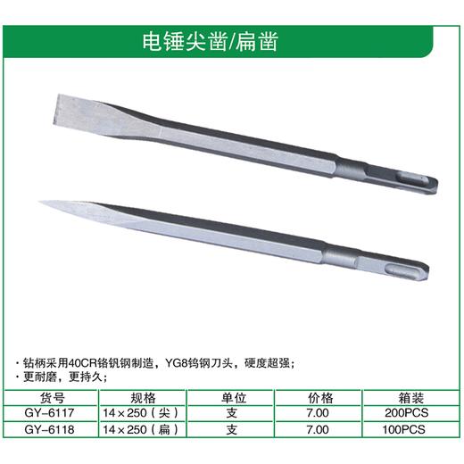 贯亚电锤尖凿/扁凿 商品图1