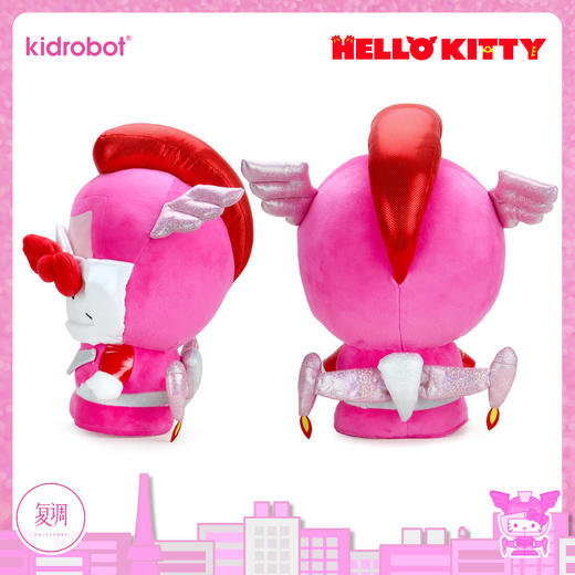 现货 Kidrobot 机甲凯蒂猫 Cosplay 怪兽系列 毛绒 摆件 Hello Kitty Cosplay Kaiju Mechazoar 商品图7