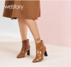 westory2020冬季新款真皮休闲短靴女W20DS80041 商品缩略图0
