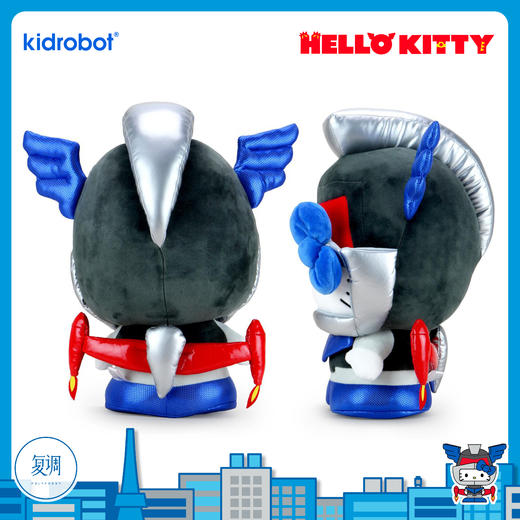 现货 Kidrobot 机甲凯蒂猫 Cosplay 怪兽系列 毛绒 摆件 Hello Kitty Cosplay Kaiju Mechazoar 商品图2