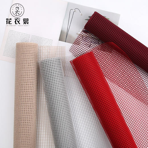 韩式花束硬纱网--方格网 商品图1